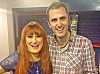 actor "Nathan Head" with Irish singer "Rose Marie" at the Rhyl Pavillion - April 2013